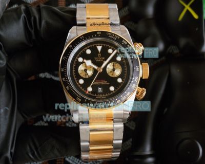 Replica Tudor Heritage Black Bay Automatic Watch Two Tone